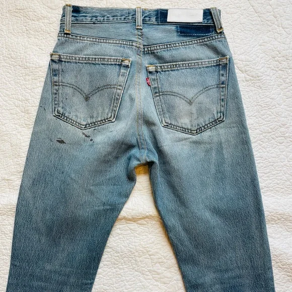 Re/done Elsa Sz 25 inseam 35" Vintage Levi jeans New never worn